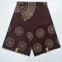 Анкара африканская вощеная ткань принтом настоящий воск хлопок 6 ярдов для платья вечерние Diy Швейные материалы 092315