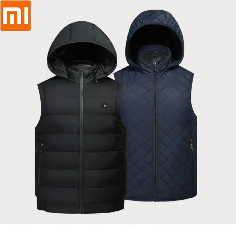 Xiaomi PMA Графен Теплый жилет для отдыха пара инфракрасная подкладка для хранения тепла теплый пуховик зимний мужской женский теплый жилет