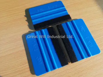 

3M Squeegee Felt Squeegee Vinyl Wrap Film Pro Felt Edge Car Wrap Applicator Tool Spatula Tools Scraper 100pcs/Lot