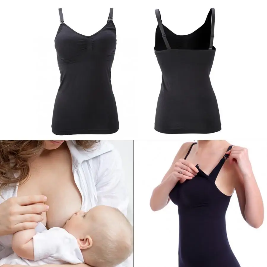 Pregnancy Breast Feeding Vest Nursing Top Seamless Tank supreme Maternit Indefinitely