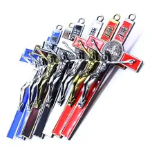 Церковные мощи Иисуса на стенде Крестовая стена распятие антикварная домашняя Часовня Декор 72XF