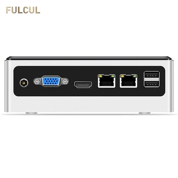 

Mini PC 2*Gigabit Ethernet LAN 2*RS232 COM Desktop Computer Intel Core i5 4200U Type-C USB HDMI WIFI Micro Industrial Win10 PC