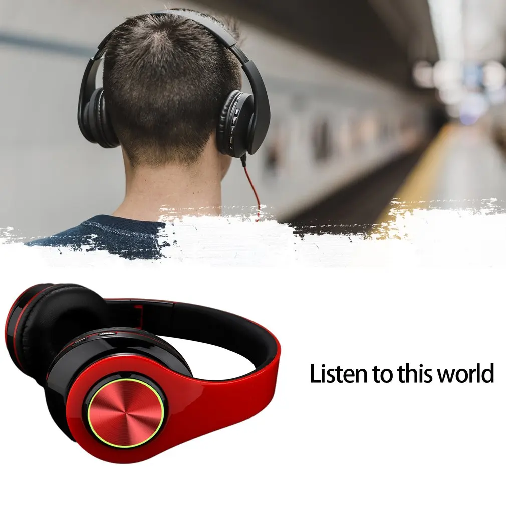 Wireless LED Luminous Bluetooth Glowing Computer Gaming Headset Notebook Headset Bass With Led Lighting Function
