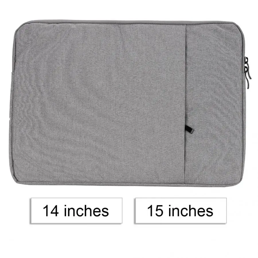 Портативный ультра-тонкий нейлон+ замша 2-Слои Бизнес Компьютер Защитная сумка светильник серый сумка для хранения