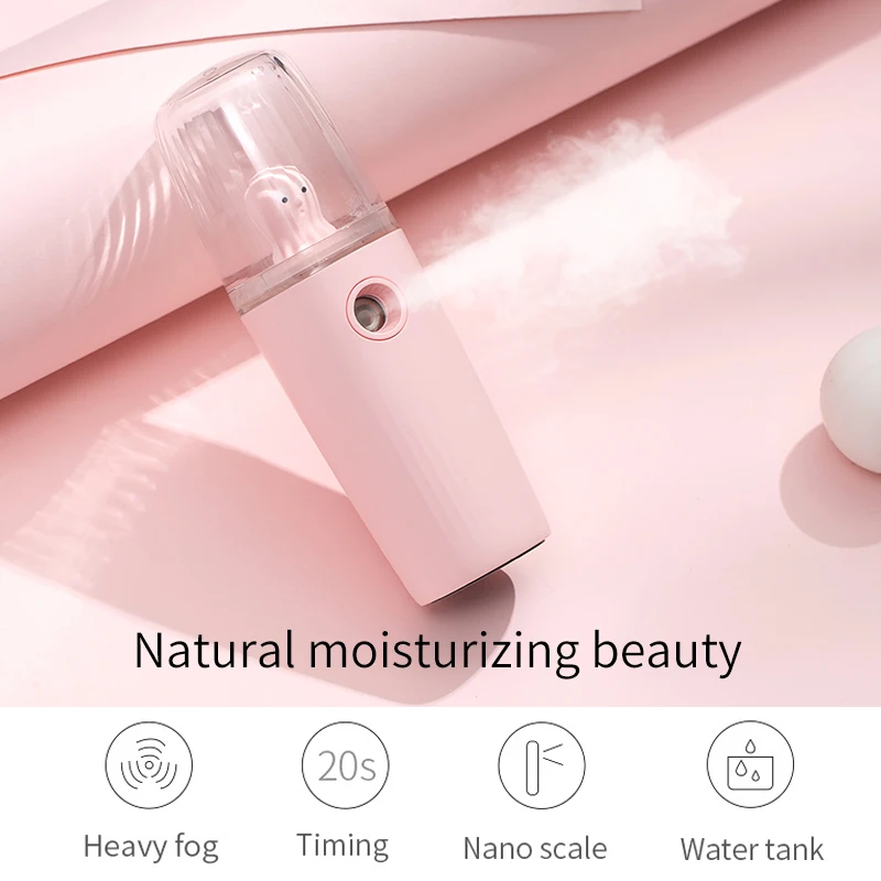 Портативный нано распылитель воздуха USB зарядка увлажнитель 30 мл Увлажняющий
