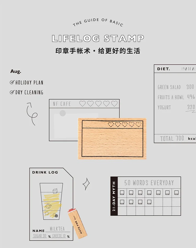 Винтажный Многофункциональный план недели погоды украшения штамп деревянные и резиновые штампы Скрапбукинг Канцелярские принадлежности DIY ремесло Стандартный штамп