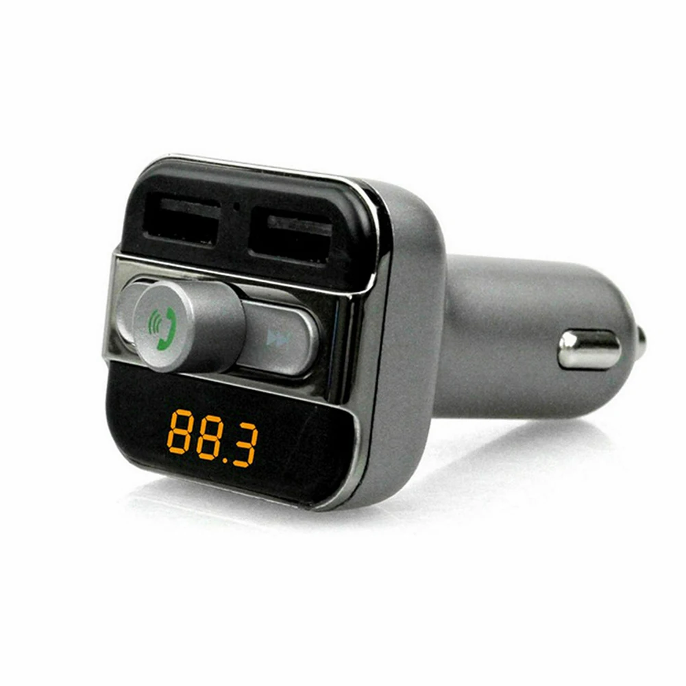 Car Handsfree Wireless Bluetooth FM Transmitter Dual USB Charger Audio MP3 Player Auto Accessories