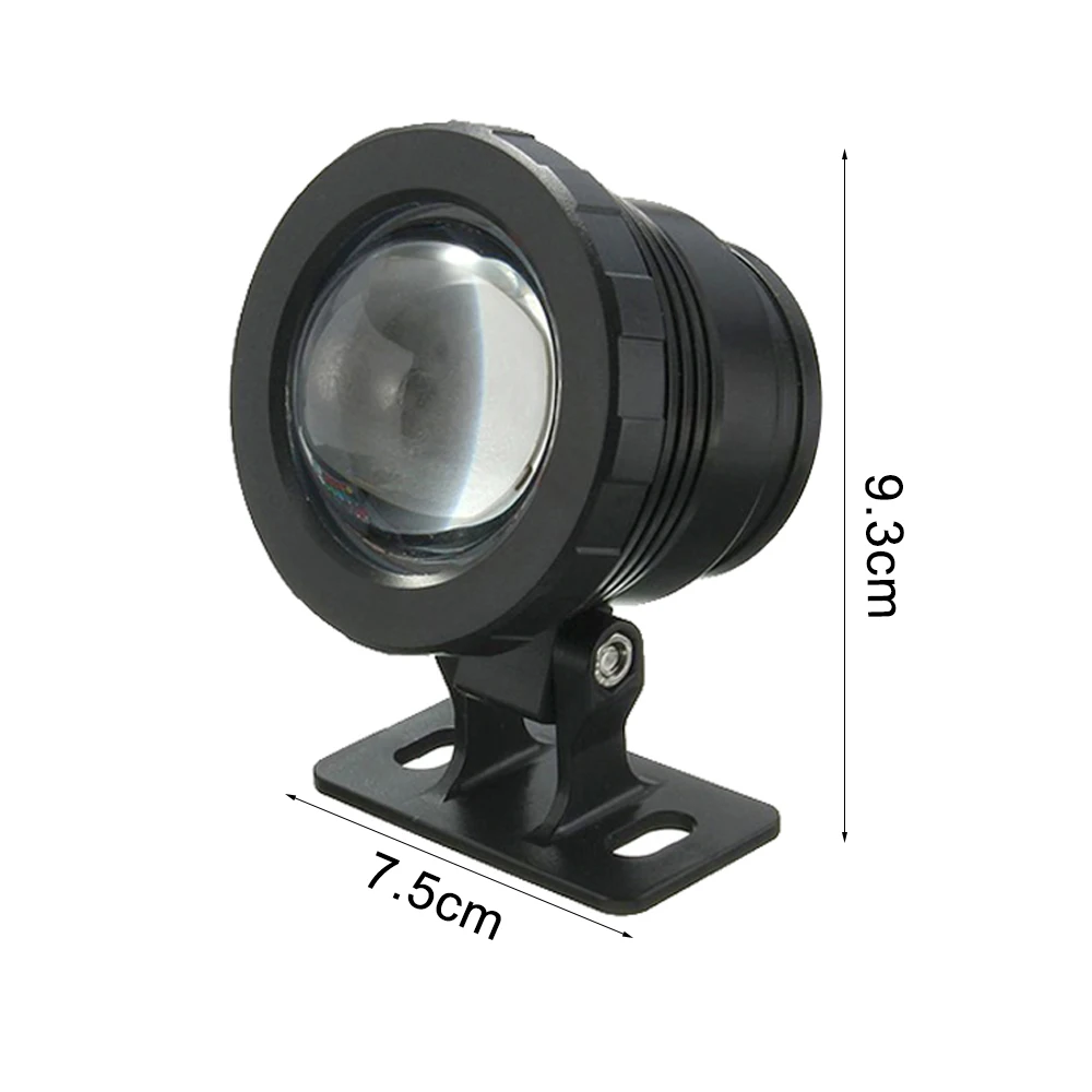 수중 방수 LED 투광 조명, RGB 분수 수영장 연못 수족관 스포트라이트 전구 램프, 야외 정원 AC DC 12V 110V 220V 15W