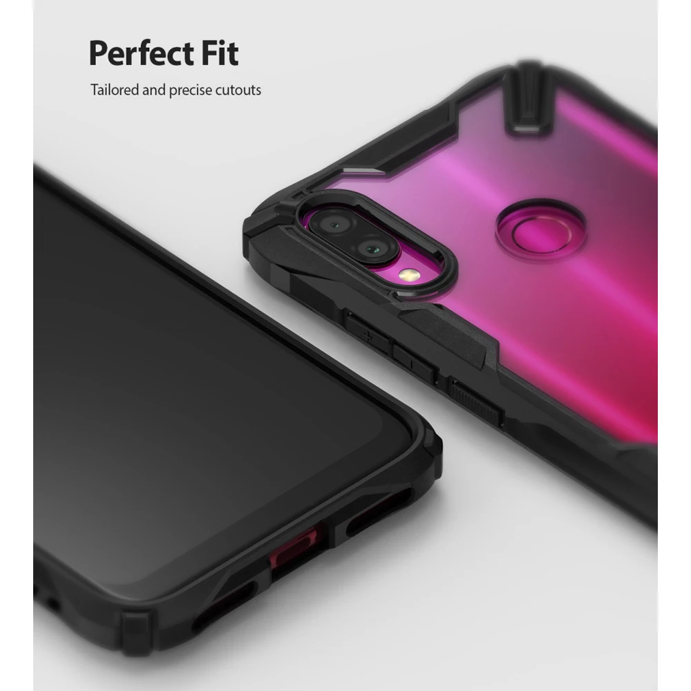 Ringke Fusion X для Xiaomi Redmi Note 7 Чехол прозрачный жесткий PC задняя мягкая TPU рамка чехол