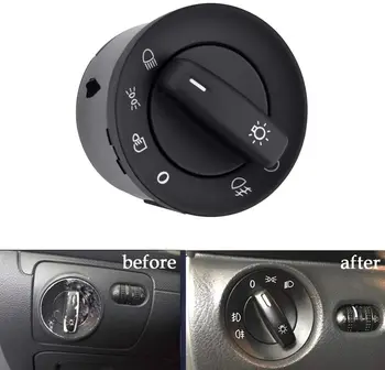 

Free Shipping Headlight Fog Lamp Switch For VW Caddy III Touran Jetta Golf V VI 5 6 Jetta Passat B6 CC Rabbit 1K0 941 431N