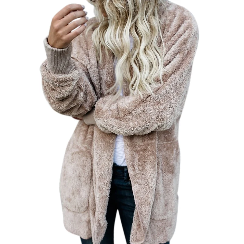 Herfst en winter mode vrouwen jacke in de lange sectie van twee kanten dragen anti-bont теплая Повседневная Дамская куртка