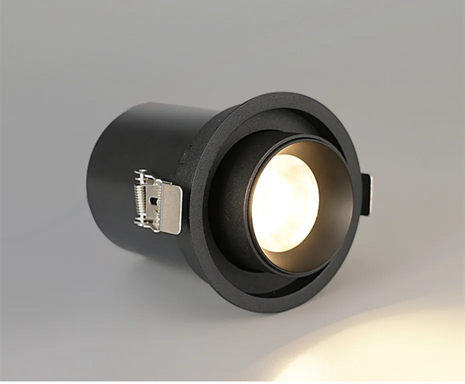 Led Ceiling Downlight Adjustable 360 degrees Nordic Spot light 12W 10W AC110V 220V Recessed Led Bulb Bedroom Kitchen Indoor lamp