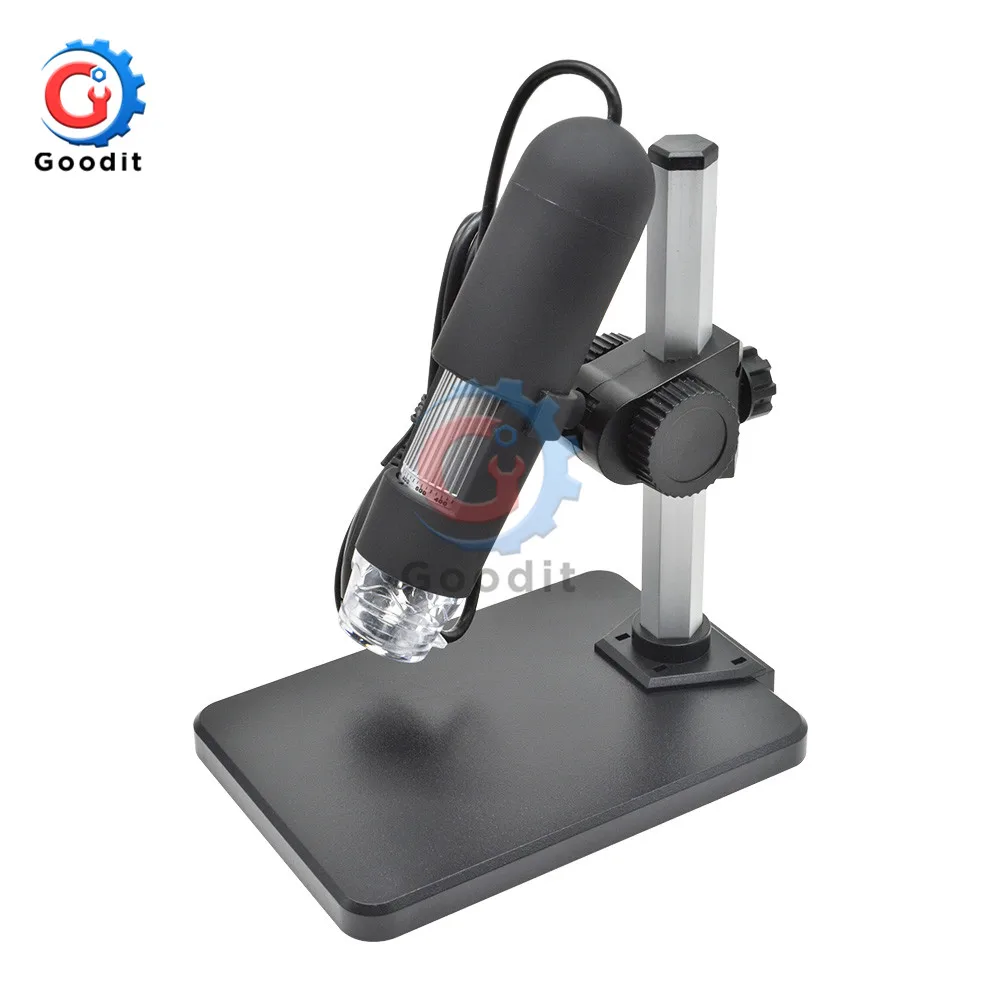 

USB Digital Microscope 50X/1000X 8 LED SMD light 2MP Endoscope Magnifier Camera+Lift Stand Microscope