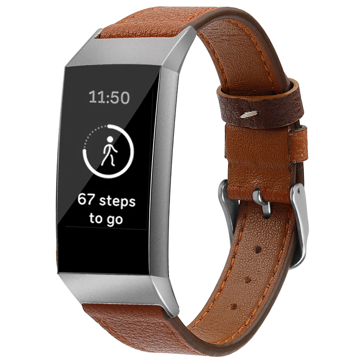 Ремешок для часов Fitbit Charge 3 верхний слой коровья кожа принт ремешок для часов Fitbit Charge 3 наручный браслет с металлическим разъемом - Цвет: 06