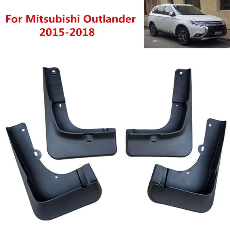 Брызговики автомобильные для Mitsubishi Outlander брызговики брызговик крыло автомобиля аксессуары для укладки