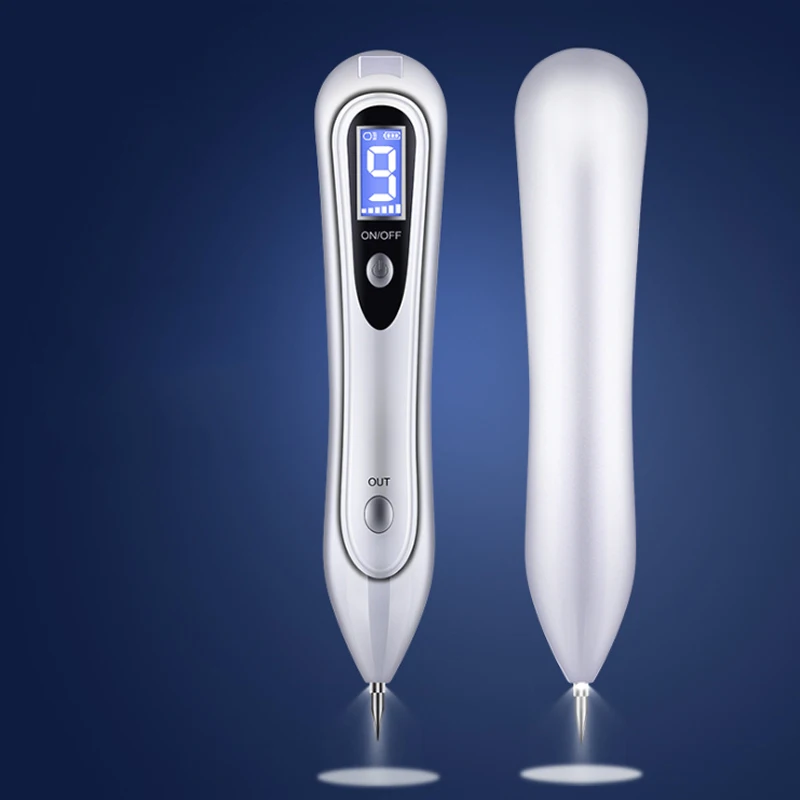 

Portable LCD Spot Tattoo Freckle Removal Machine No Bleeding Mole Dot Removing Laser Plasma Pen Beauty Care Skin Care Tool Kits