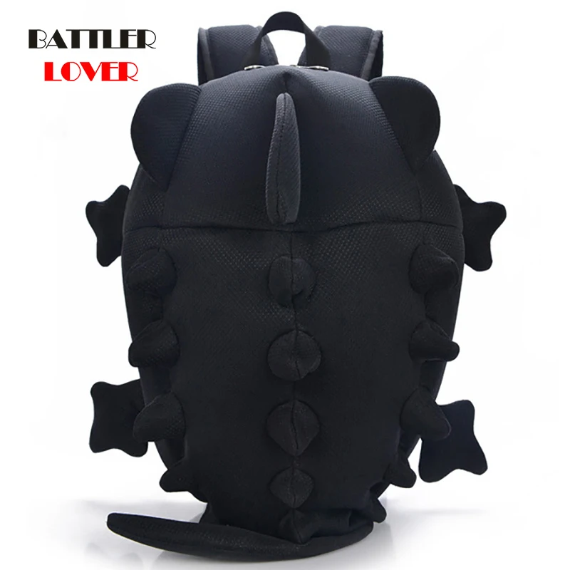 3D Chameleon Backpack Fashion Women Backpacks Newest Stylish Black Canvas Bagpack Girls School Bags Unisex Animal Shape Shoulder