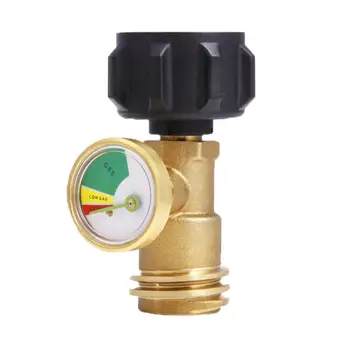 

POL Propane Gas Gauge Table QCC1 BBQ Pressure Valve Propane Tank Pressure Test Instrument Tools Propane Adapter