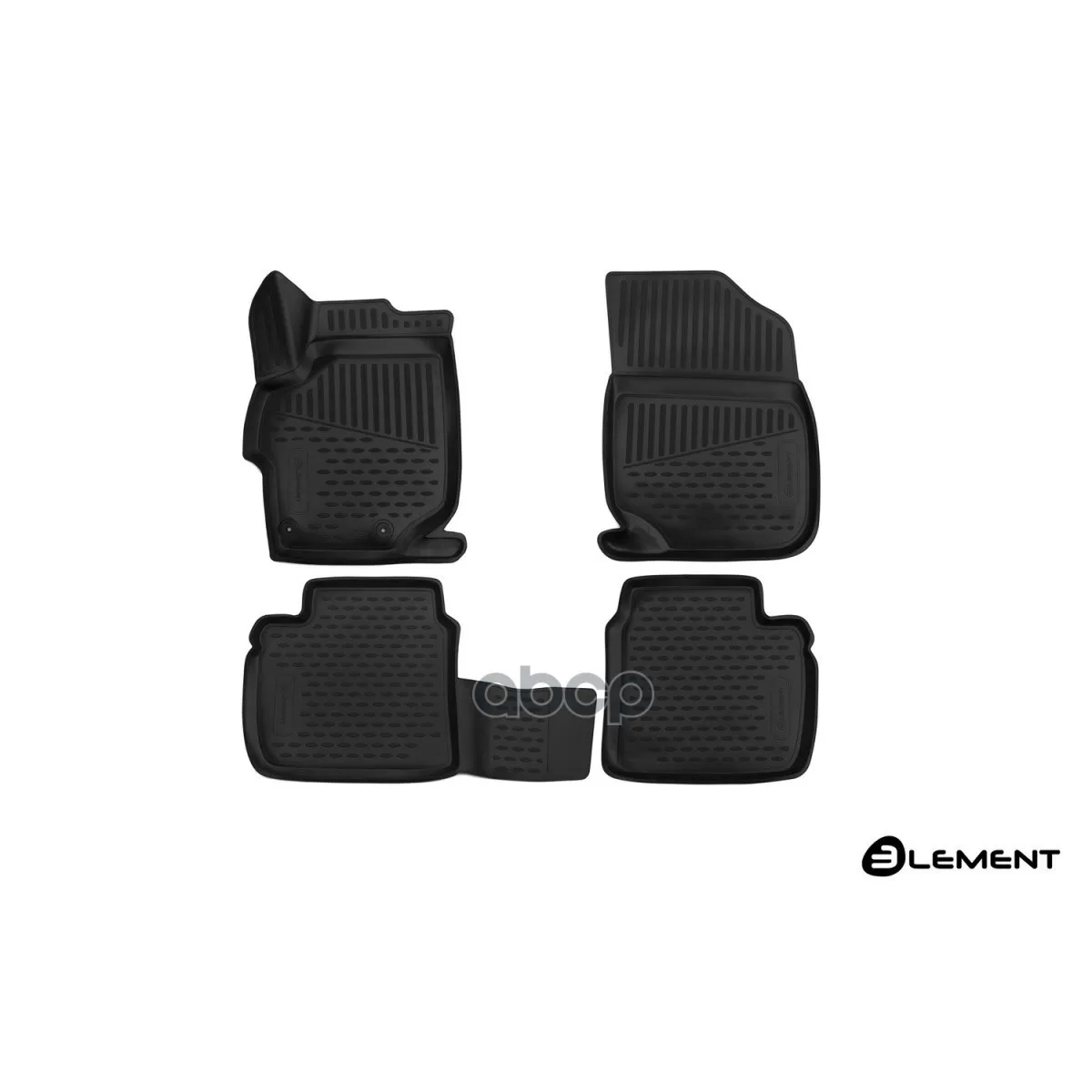 Коврики 3d В Салон Peugeot 301, 2013-, 4 Шт.(Полиуретан) ELEMENT арт. ELEMENT3D3824210k