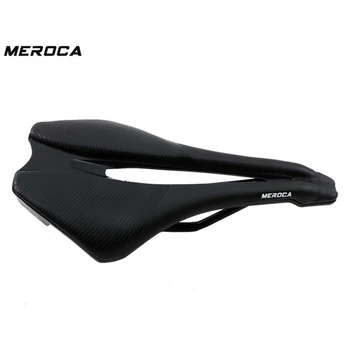 

MEROCA MTB Road Bike Cushion Comfortable Saddle Hollow Big Butt Seat Short Nose Cushion Front Seet Mat