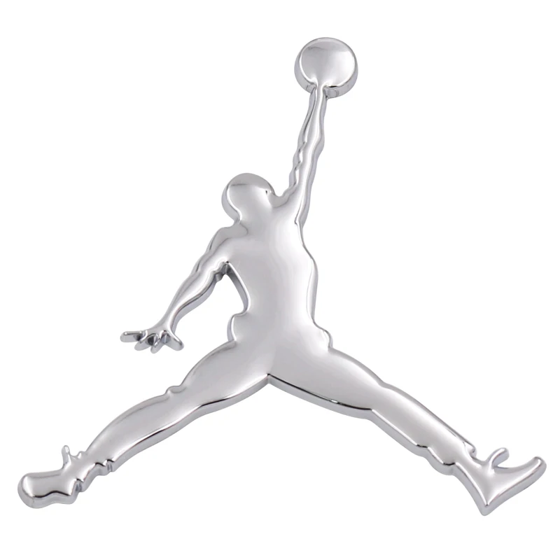 1 шт. NBA Металл 3D Jordan Jumpman декоративная Автомобильная Наклейка металлическая эмблема автомобильный значок Логотип мотоциклетная эмблема аксессуары для стайлинга автомобилей