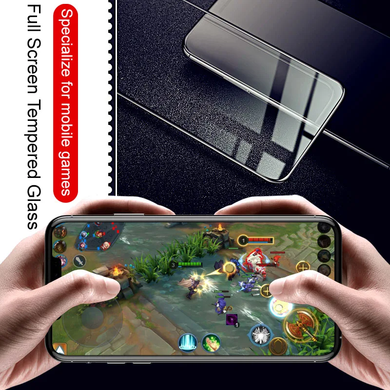 

Imak HD Tempered Glass screen Protector Film on For iPhone 11 Pro Max Xr Xs max X Full Cover mobile Game Screen Protective glass