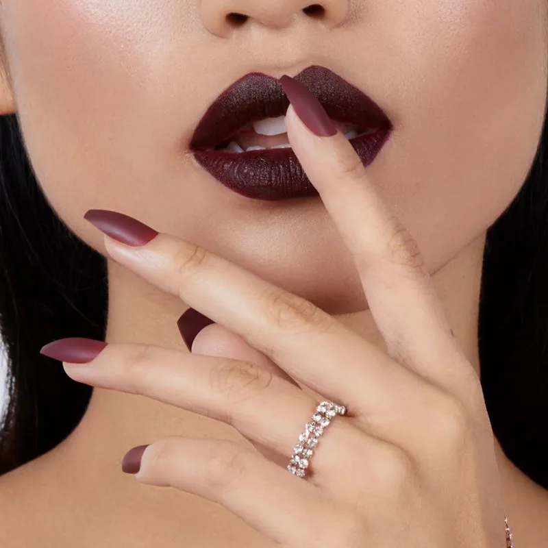 matte-m13-p83-7 Матовая Форма гроба Nep Nagels короткая балерина поддельные ногти искусственные матовые нажмите на ногти с искусственной Ongle Adhesif Kuku Palsu - Цвет: matte-m13-p83-7