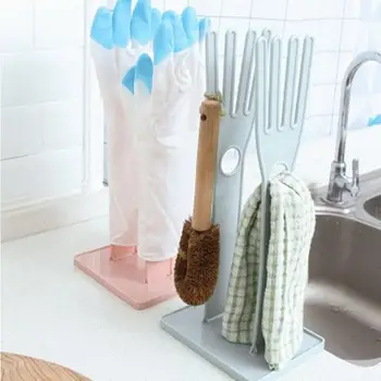 

Multifunction Gloves Towel Drying Rack Baby Bottle Drain Cleaning Storage Shelf for Kitchen Accessories