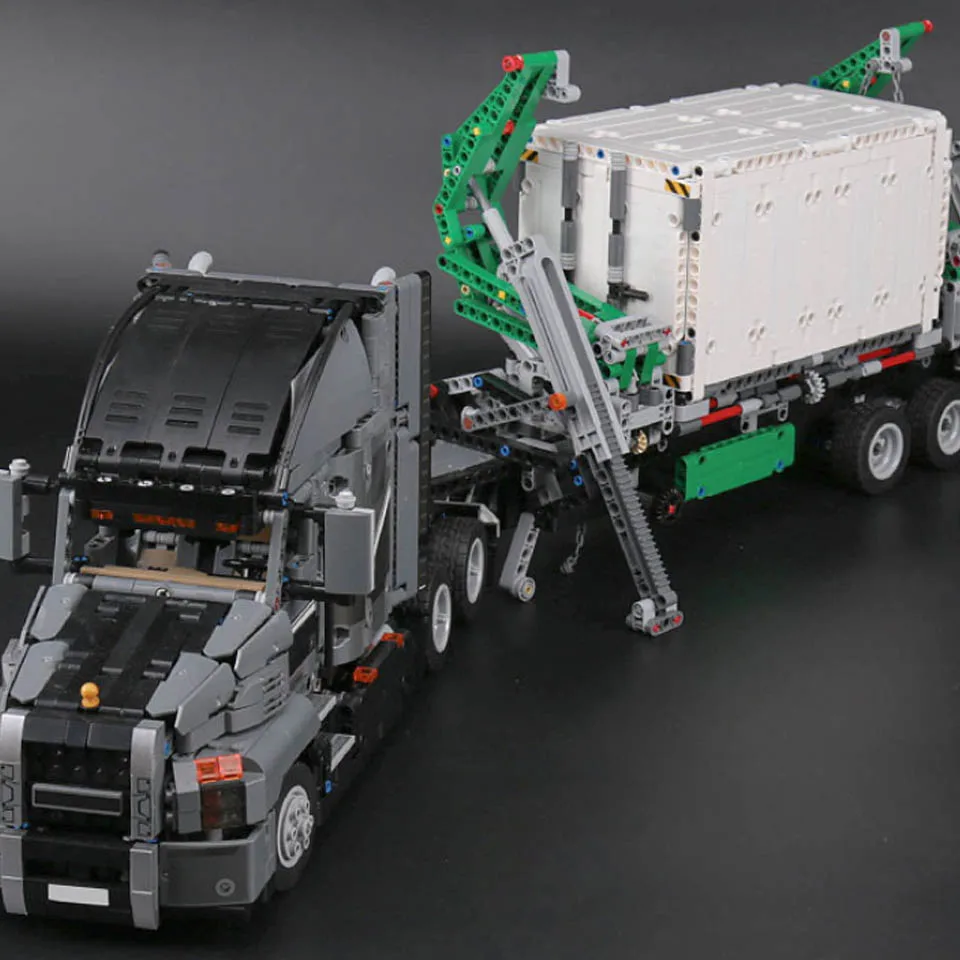 

Technic 703940 1202PCS the big truck set building blocks compatible legoinglys bricks city car toys for children gift