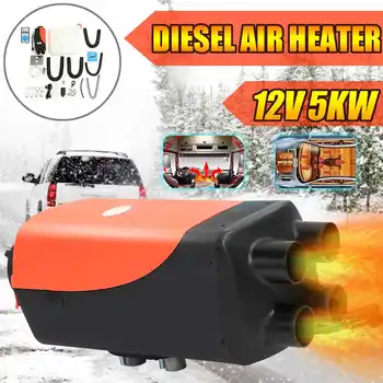 

Car Heater 5KW 12V/24V Air Diesels Heater Parking Heater With Remote Control LCD Monitor for RV Motorhome Trailer Trucks Boats