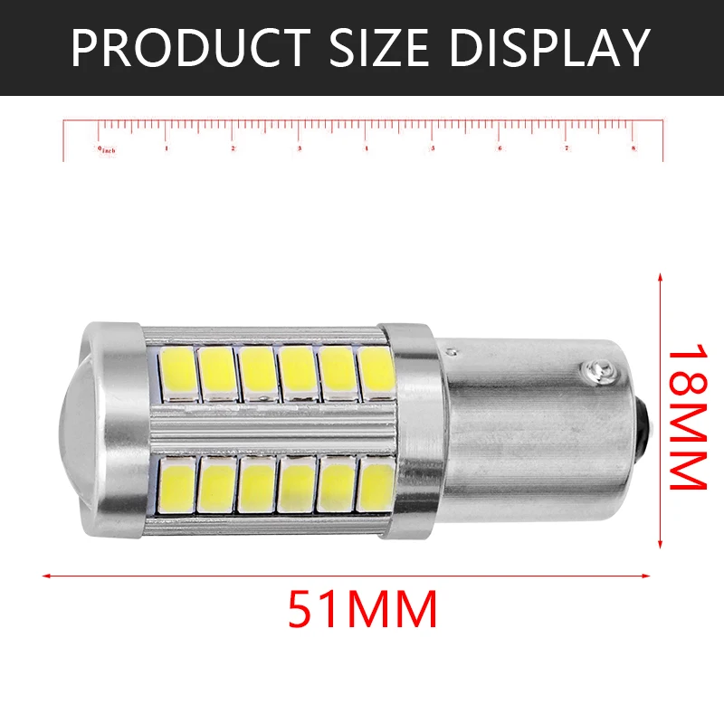 2 шт. стробоскоп мигающий P21W BA15S 1156 вспышка 33 SMD led 5630 авто лампы стоп сигнала лампы дневного света белый красный желтый