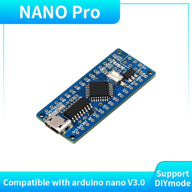 Keywish Nano Pro совместимый с Arduino V3.0 внутренним кристаллическим генератором мини-тип b