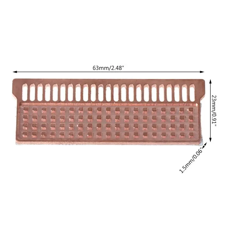 Notebook Memory Heat Sink Copper Heatsink Laptop RAM for DDR1 DDR2 DDR3 DDR4 Notebook Memory Heat Sink Copper Heatsink Laptop RAM for DDR1 DDR2 DDR3 DDR4