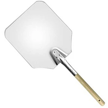 

Aluminum Pizza Shovel Peel with Long Wooden Handle Pastry Tools Accessories Pizza Paddle Spatula Cake Baking Cutter