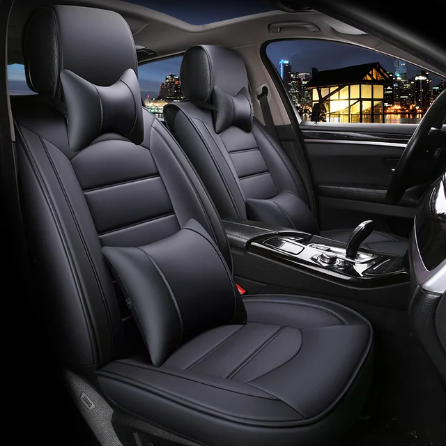 $US $140.00  Eco-leather auto seats covers PU Leather Car Seat Covers for KIA moning picanto rio soul sportage s