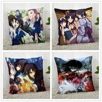 

Custom The Garden of Sinners Pillow Case Polyester Decorative Pillowcases zipper Pillow Case Pillowcase Cover Square
