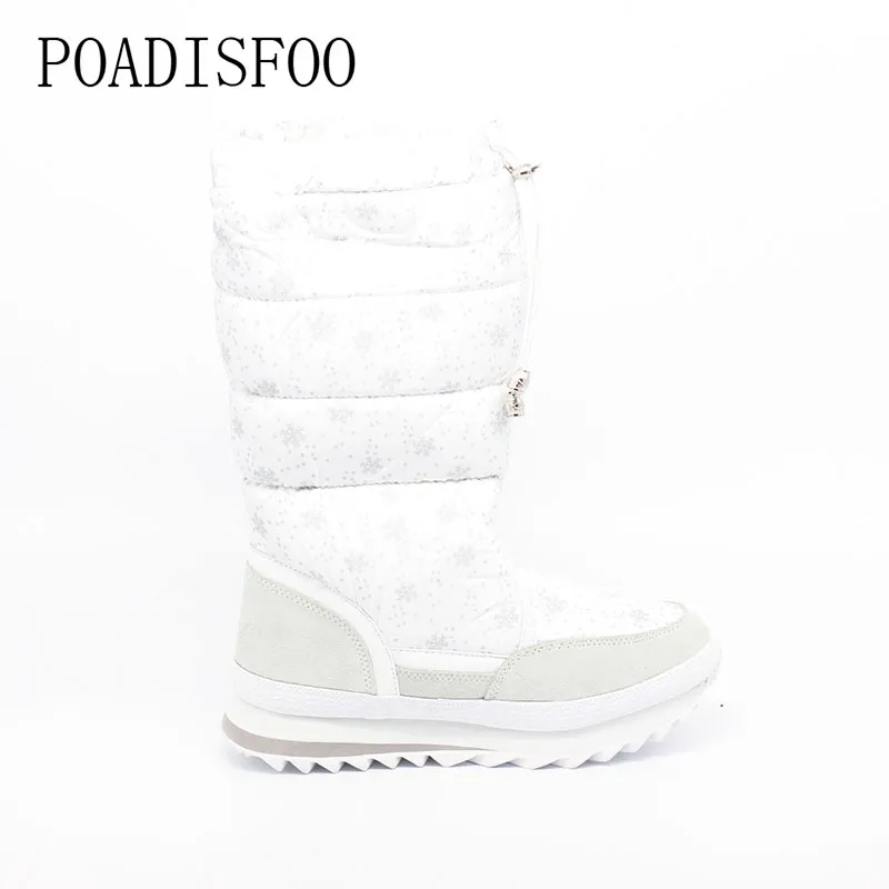 LTARTA 2020 nuevas botas de nieve blancas para mujer, botas de media  pantorrilla para mujer, botas de Invierno para mujer, botas cálidas con  plataforma de talla grande JSH m0767|snow white boots|white boots