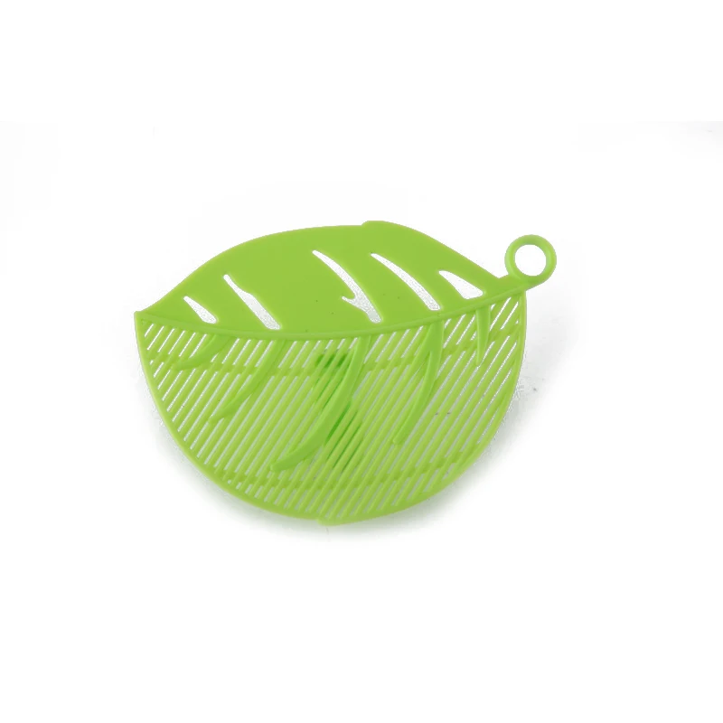 Кухонные принадлежности форма листа чистая промывка риса сито фасоль горох Кухонные гаджеты чистящие инструменты кухонные принадлежности товары - Цвет: Зеленый