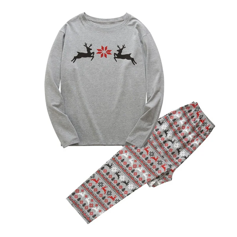 Пижамные комплекты детская Рождественская одежда для сна Семейные комплекты рождественской одежды для сна Семейный комплект повседневной одежды