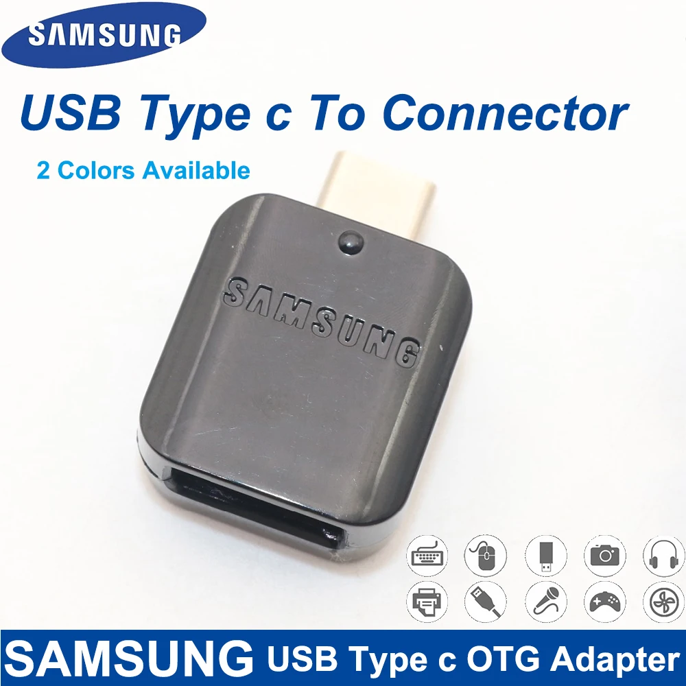 Оригинальный USB Type c otg адаптер для Samsung Galaxy A70 A50 S8 S9 Plus note 8 A3 A5 2017 поддержка флеш