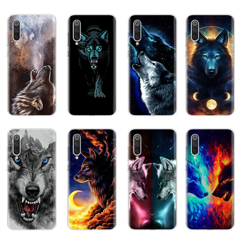 xiaomi leather case card Best Wolf Drawing Design Csae For Remi Note 5 7 8 9 Pro Cover Soft For Redmi 5 6 6A 7 7A Y3 8 9 9A 9C S2 Coque Mi K20 Pro Shell xiaomi leather case handle