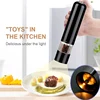 Salt Pepper Grinder Set Electric Spice Flour Mill Grinder Adjustable Coarseness kitchen BBQ Tools Seasoning Tools Pepper Mill ► Photo 2/6