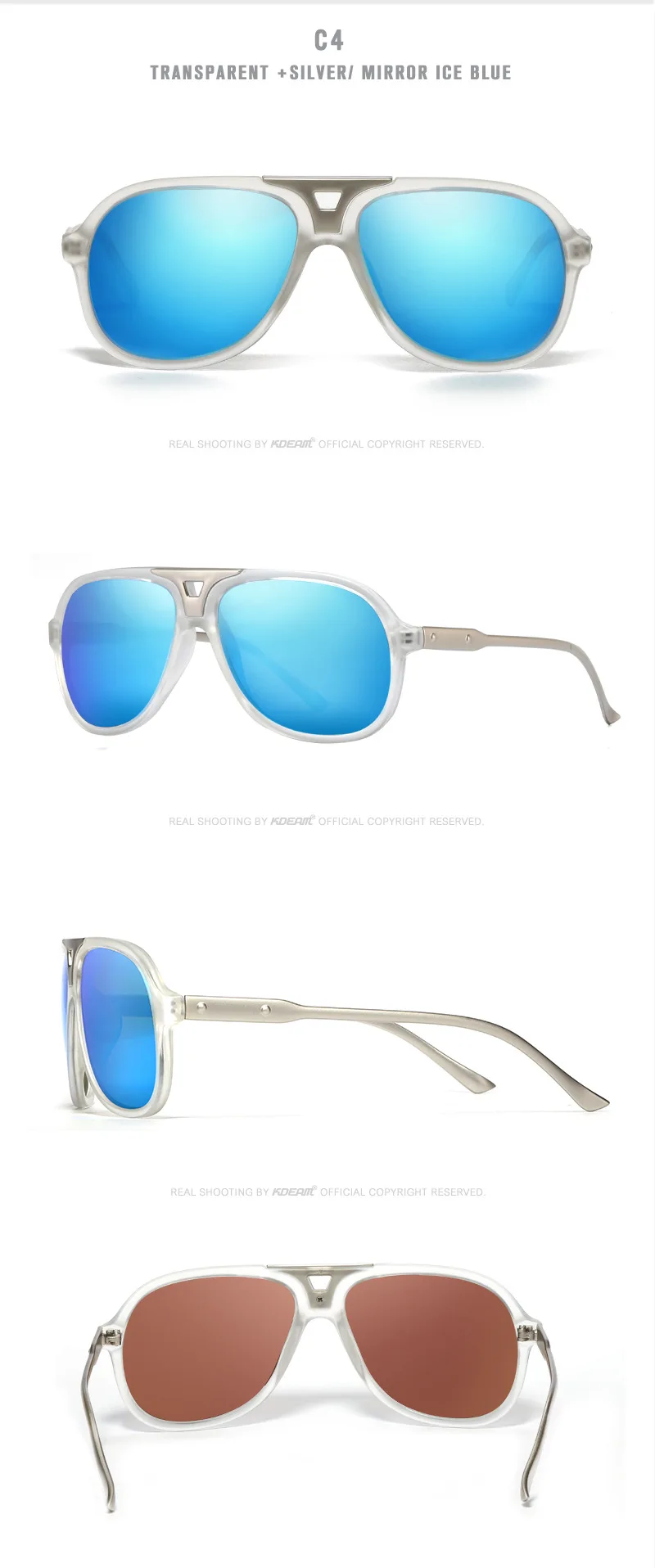 KDEAM женские мужские солнцезащитные очки спортивные солнцезащитные очки мужские поляризованные солнцезащитные очки UV400 Модные солнцезащитные очки дропшиппинг очки
