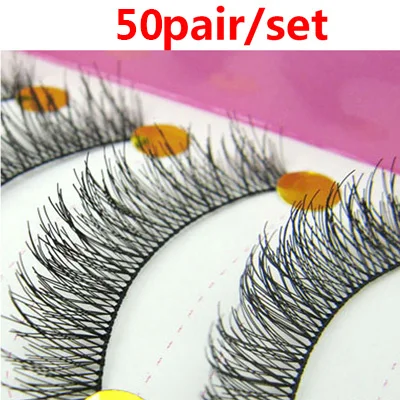 50/100 Пара клей для наращивания ресниц Faux Cils натуральных длинных 3d ресницы для наращивания ресниц Красота Индивидуальные ресницы для макияжа глаз - Цвет: 50pair style 12