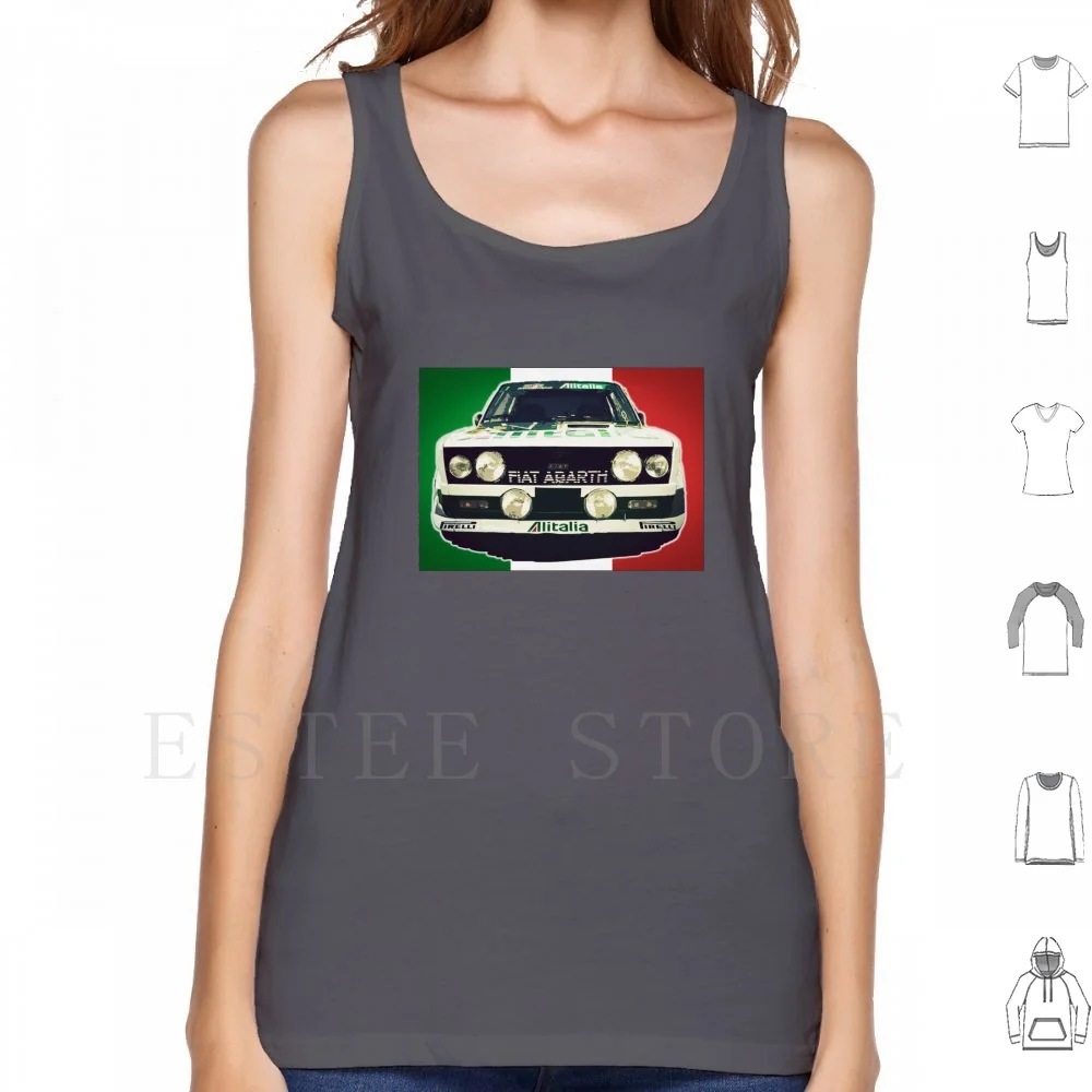 Canottiere Abarth Canottiera Senza Maniche Rally Car Cars Wrc Rally Race Race Driving Driver Sport Competizione Dirt Colin Mcrae