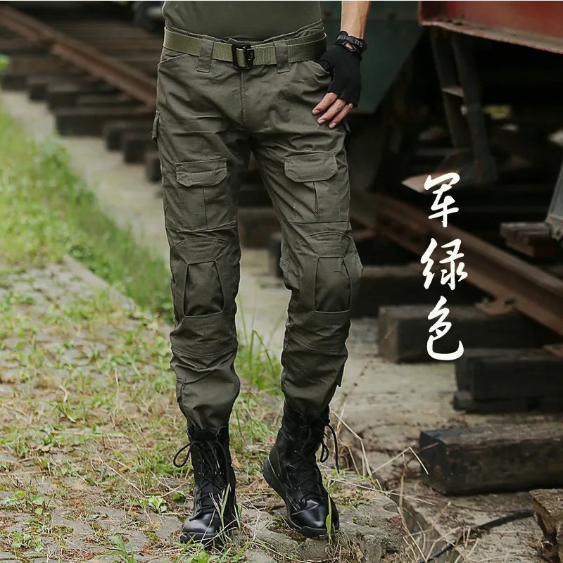 Mens Cargo Combat Work Trousers Size 28 to 40 6 Colors Military Army Baggy pants 