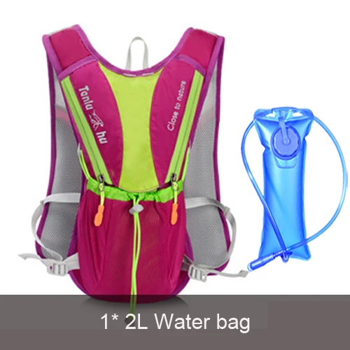 backpack and 2L 10L, женская и мужская сумка, марафон, гидратационный жилет, упаковка для 2л, сумка для воды, для велоспорта, пешего туризма, сумка для спорта на открытом воздухе, рюкзак для бега - Цвет: backpack and 2L