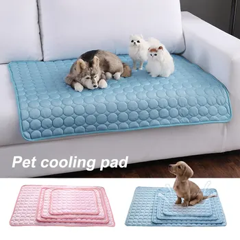 

Dog Mat Cooling Summer Pad Mat For Dogs Cat Blanket Sofa Breathable Pet Dog Bed Summer Washable For Small Medium Large Dog Car