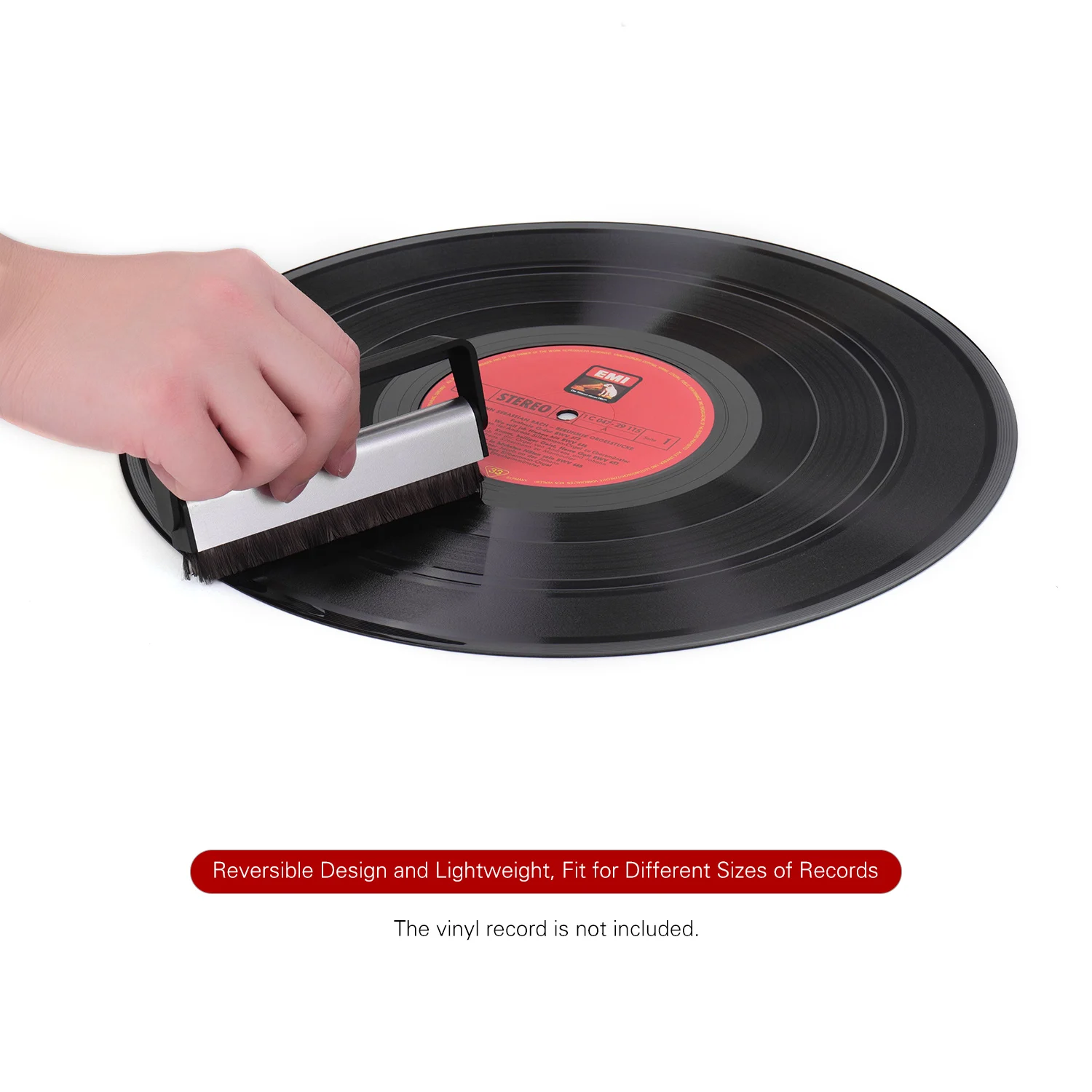 Vinyl Record Cleaner Cleaning Brush Anti-Static Soft Carbon Fiber Brush