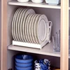 Kitchen Foldable Dish Plate Drying Rack Organizer Drainer Plastic Storage Holder Home Washing Great Kitchen Sink Dish frame MM ► Photo 1/6